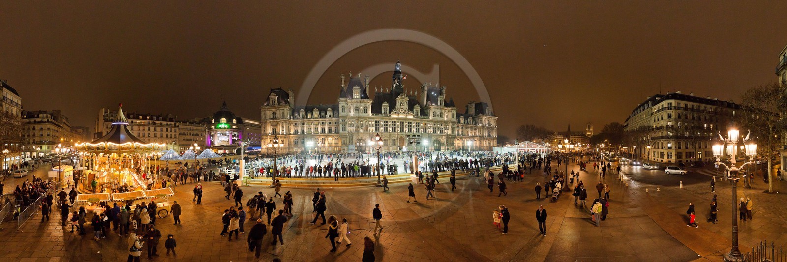 Paris sur glace, parvis de l'Hôtel-de-Ville, saison 2011-2012