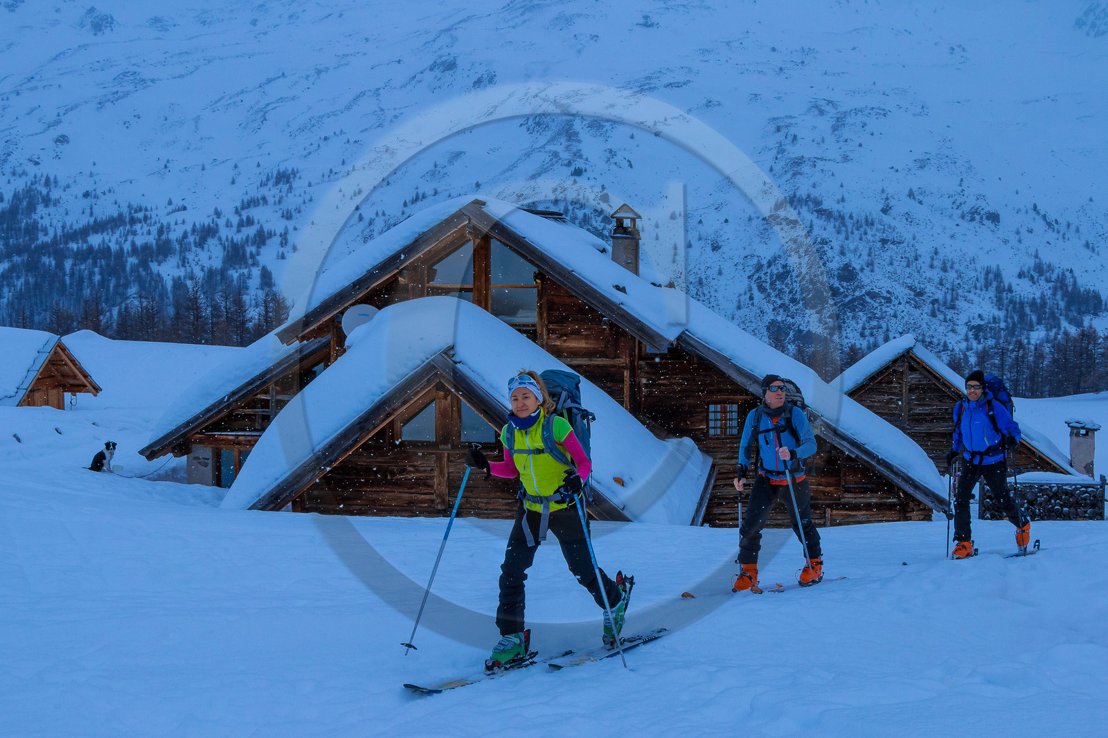 Névache, refuge Buffère , départ ski de randonnée