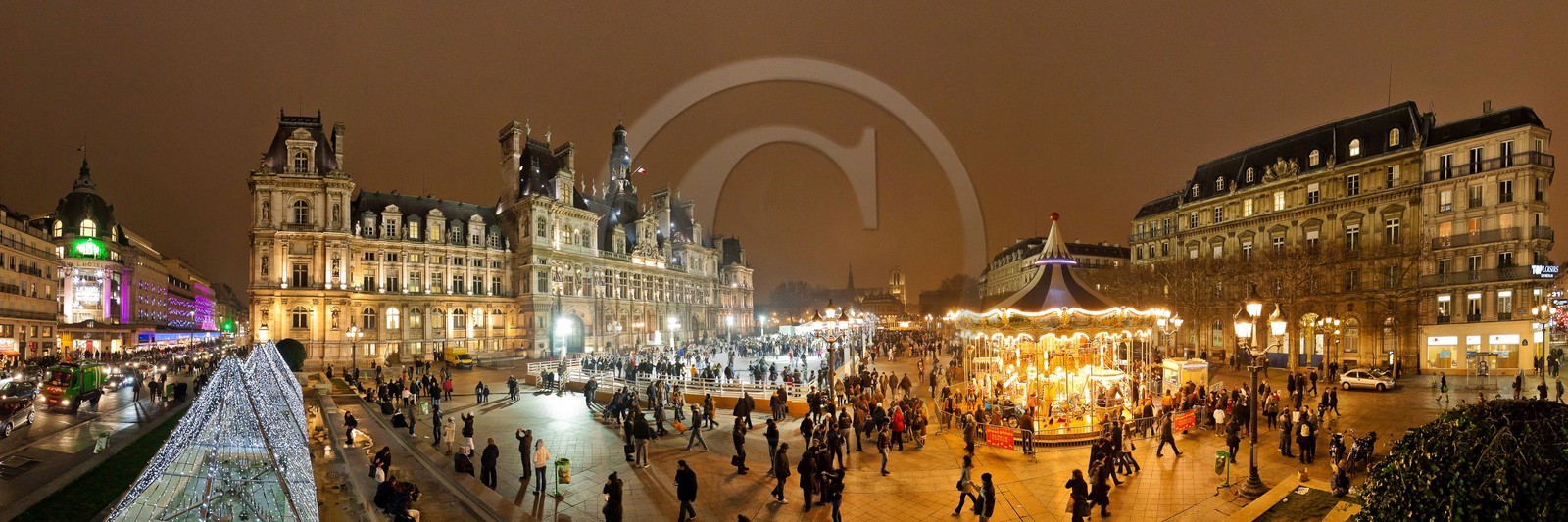 Paris sur glace, parvis de l'Hôtel-de-Ville, saison 2011-2012