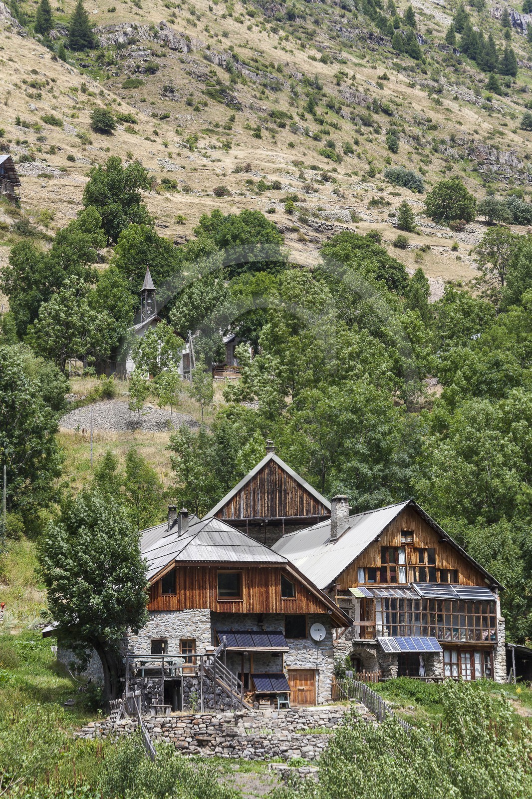 Parc national des Ecrins, village de Dormillouse