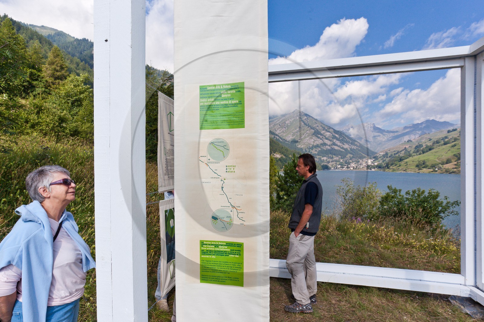 Lac et barrage de Pontechianale, Castello