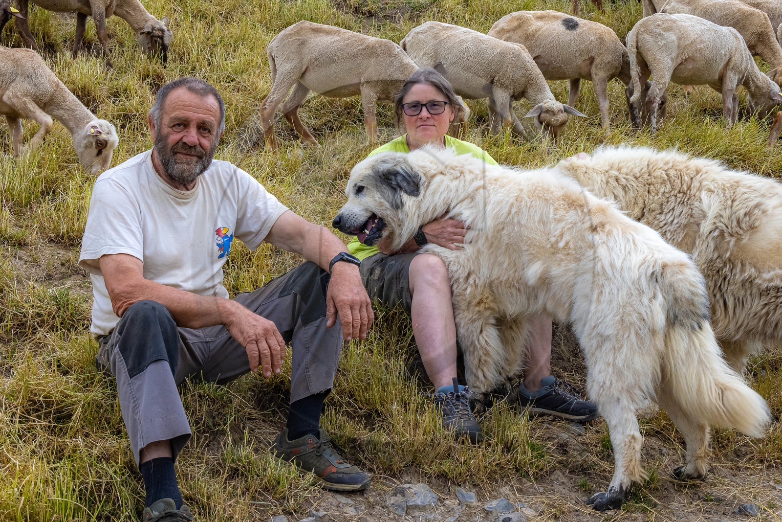 Turriers, Ingrid Briclot et André Maurel, éleveurs