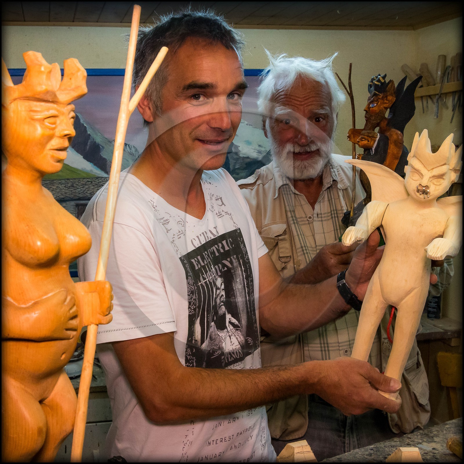 Atelier du Chapoteur, Fabrice et Georges Personnaz, sculpteurs