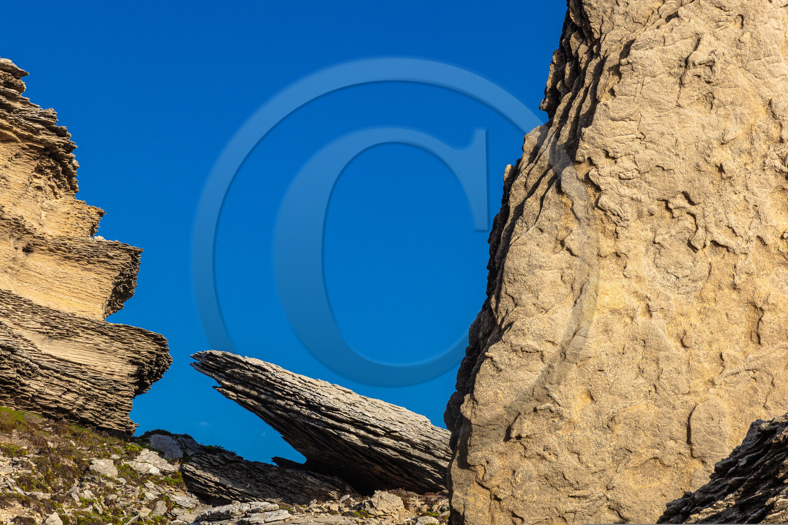 Falaises de calcaire de Bonifacio