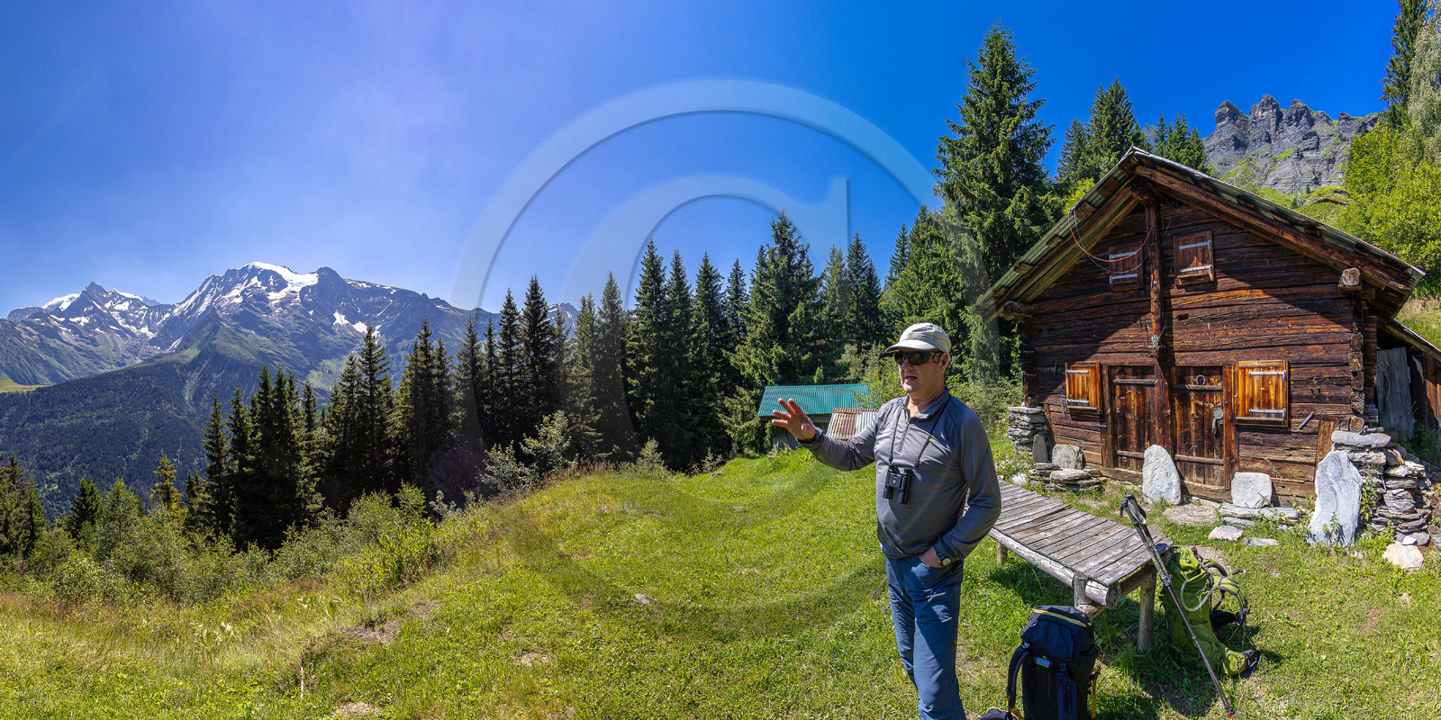 Yves Jacquemoud, accompagnateur en montagne