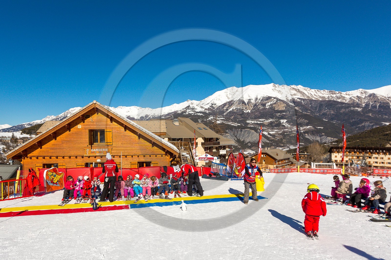 La station de ski Sauze Super-Sauze est une station village située entre 1400 et 2400 m