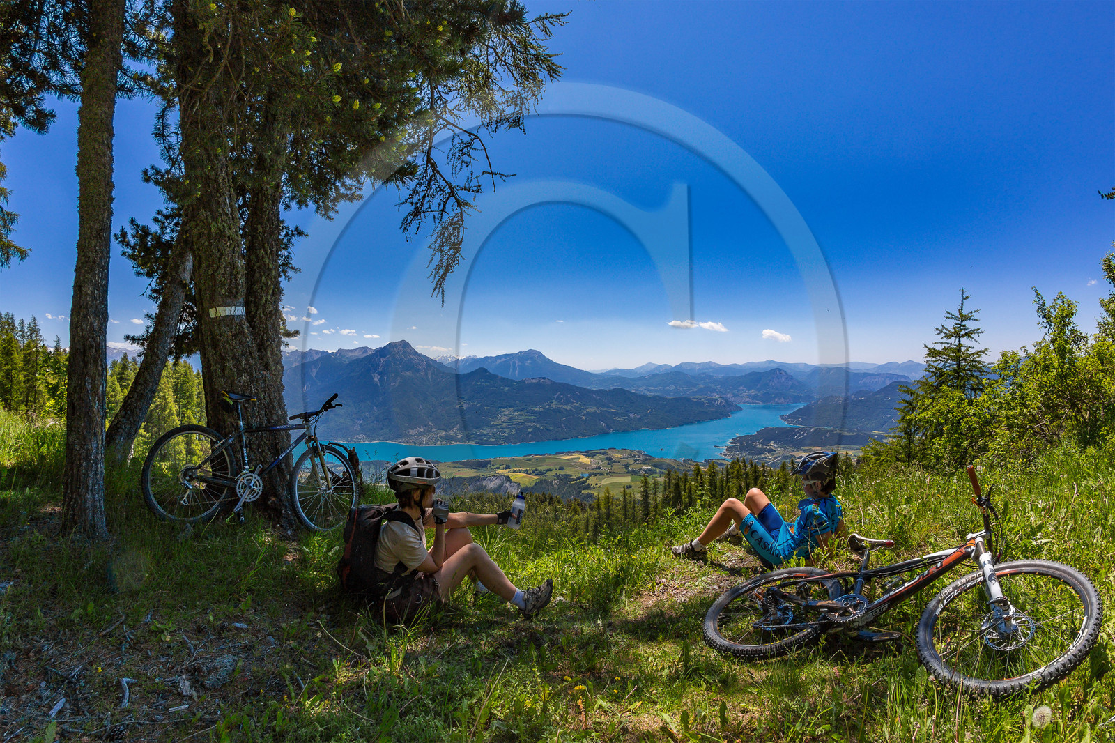 Réallon, vtt à Plate Longue