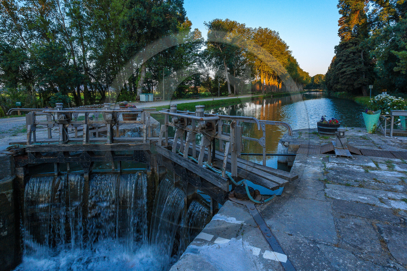 Canal du Midi, inscrit au Patrimoine mondial de l'UNESCO