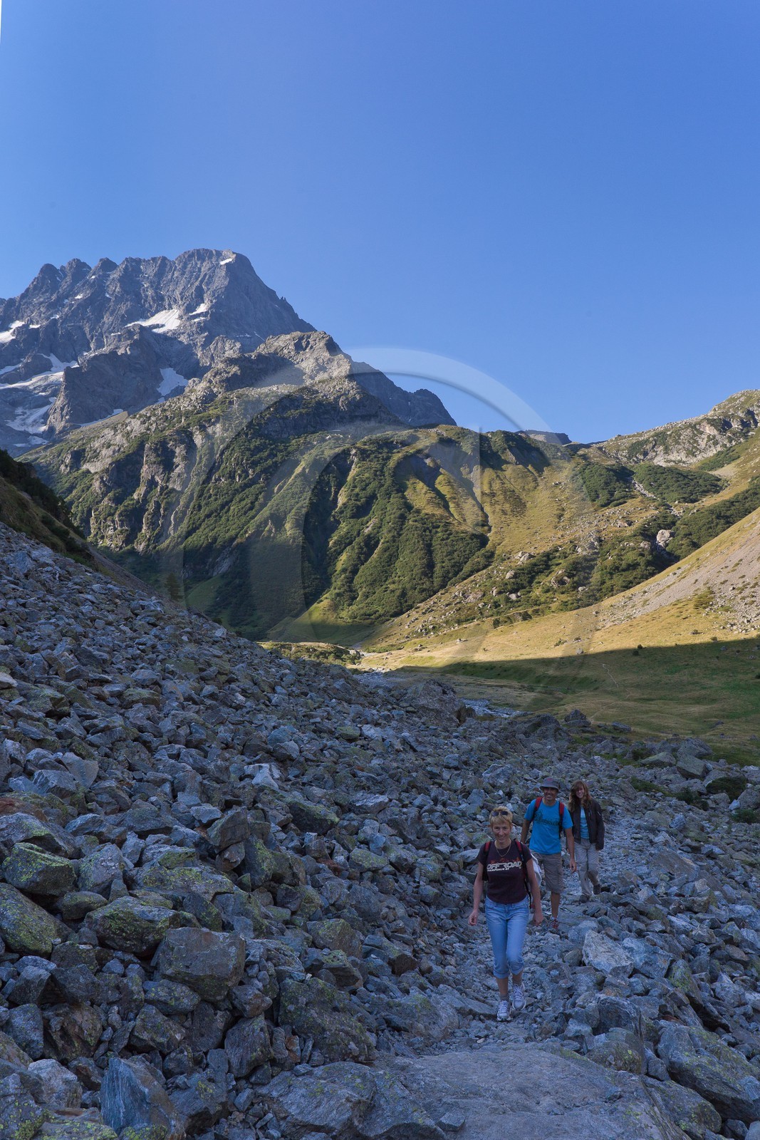 Randonnée vers le refuge de Vallonpierre