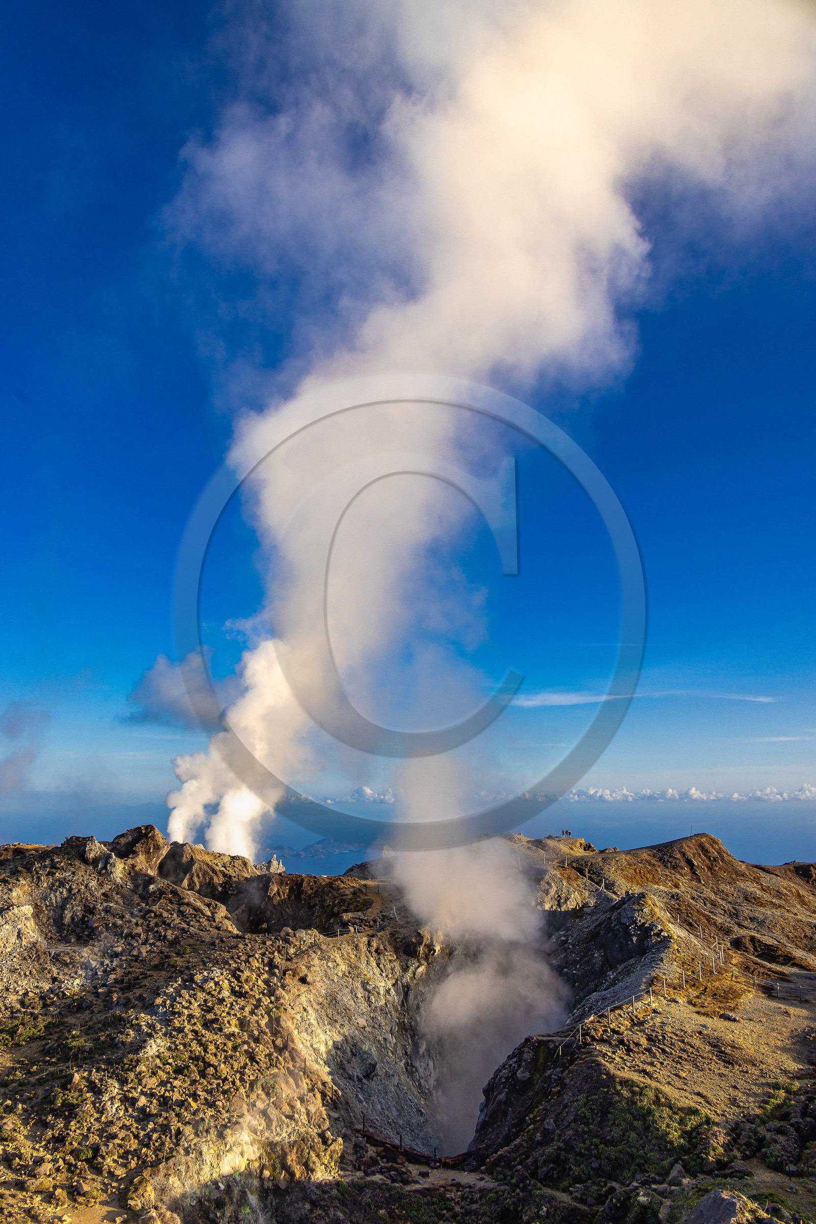 La Soufrière, volcan actif de la Guadeloupe