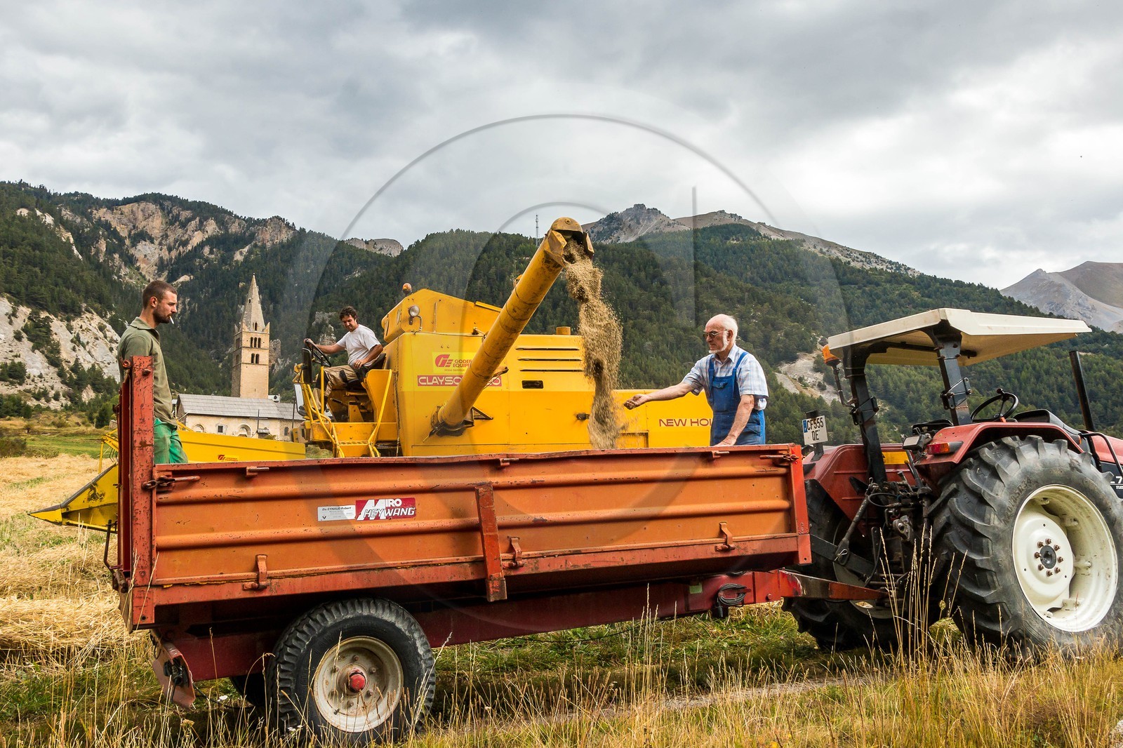 Ceillac, Christophe Gauthier, Exploitant agricole