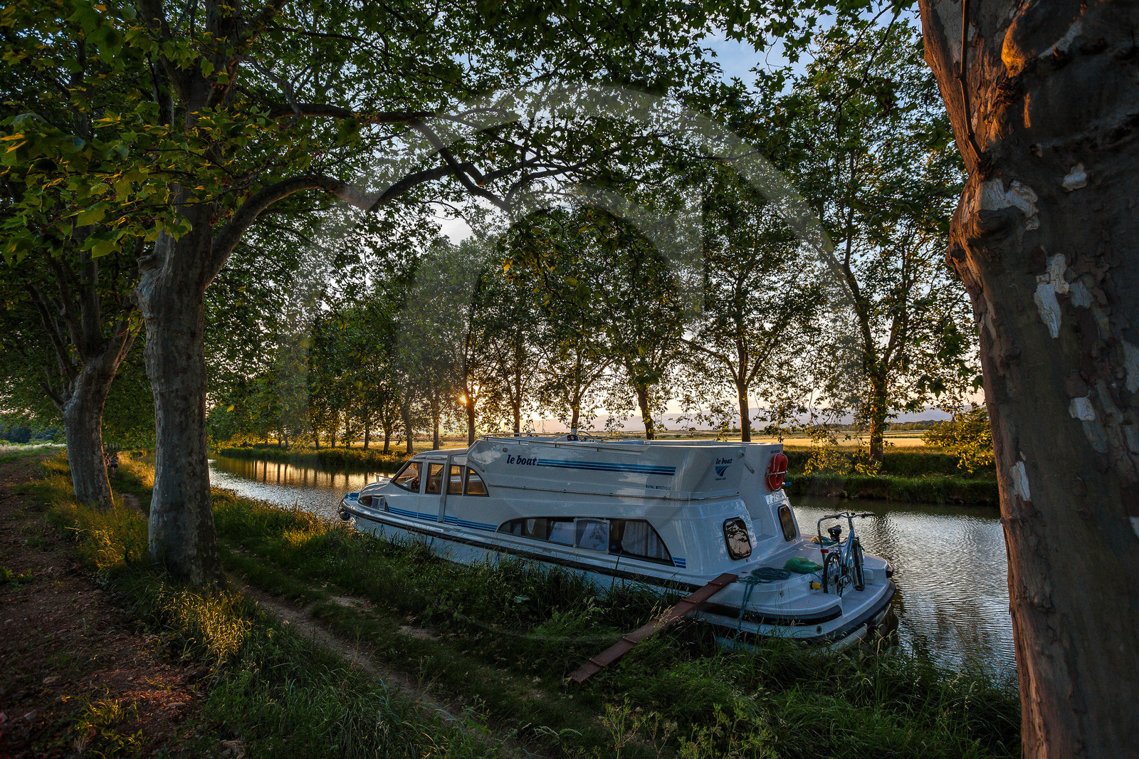 Canal du Midi, inscrit au Patrimoine mondial de l'UNESCO