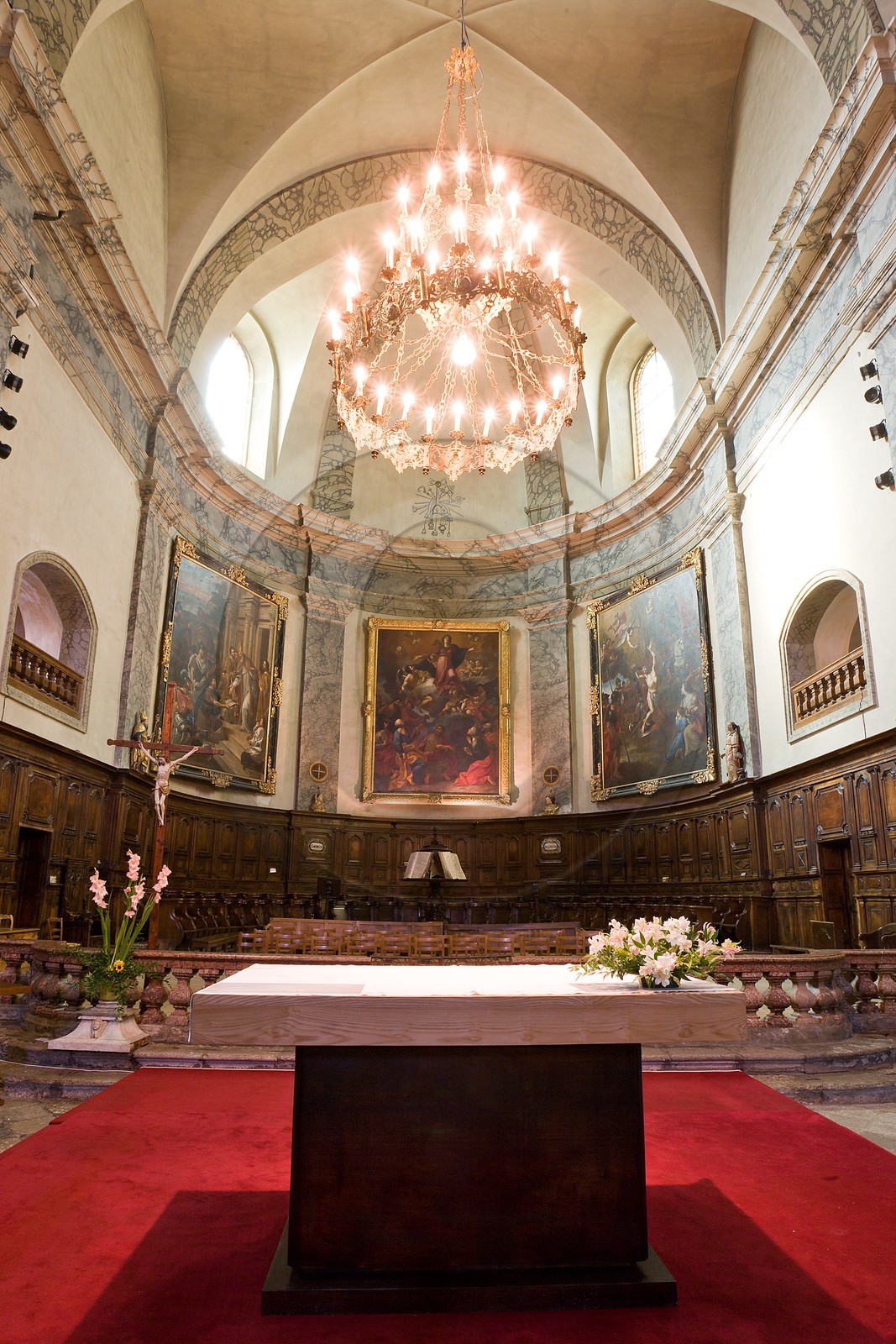 Briançon, cité Vauban,  Église paroissiale Notre-Dame-et-Saint-Nicolas (ancienne collégiale Notre-Dame)
