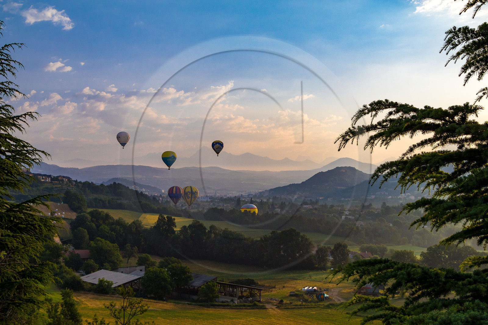 Gap, vol en montgolfière