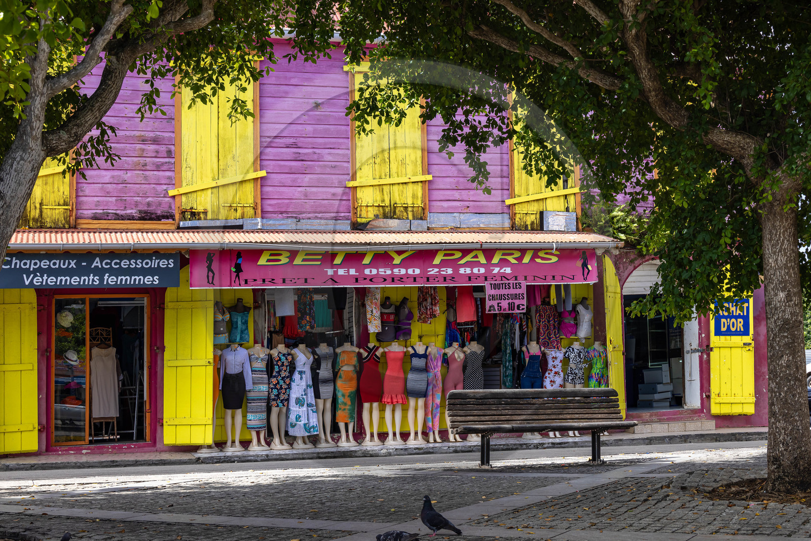 Guadeloupe, Le Moule, plage de L'Autre Bord