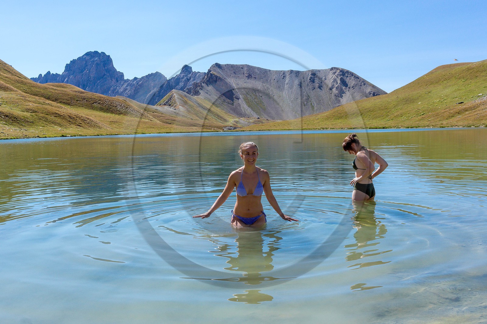 Lac de la Reculaye (alt. 2503 m) et la Tête de Villadel (2728m)