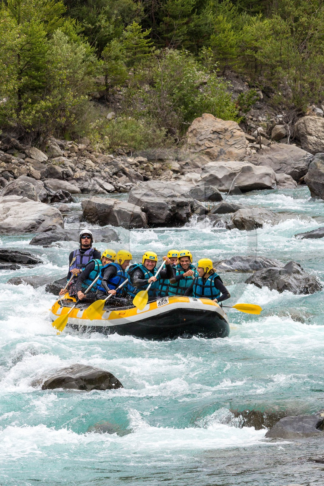 Rafting sur l'Ubaye