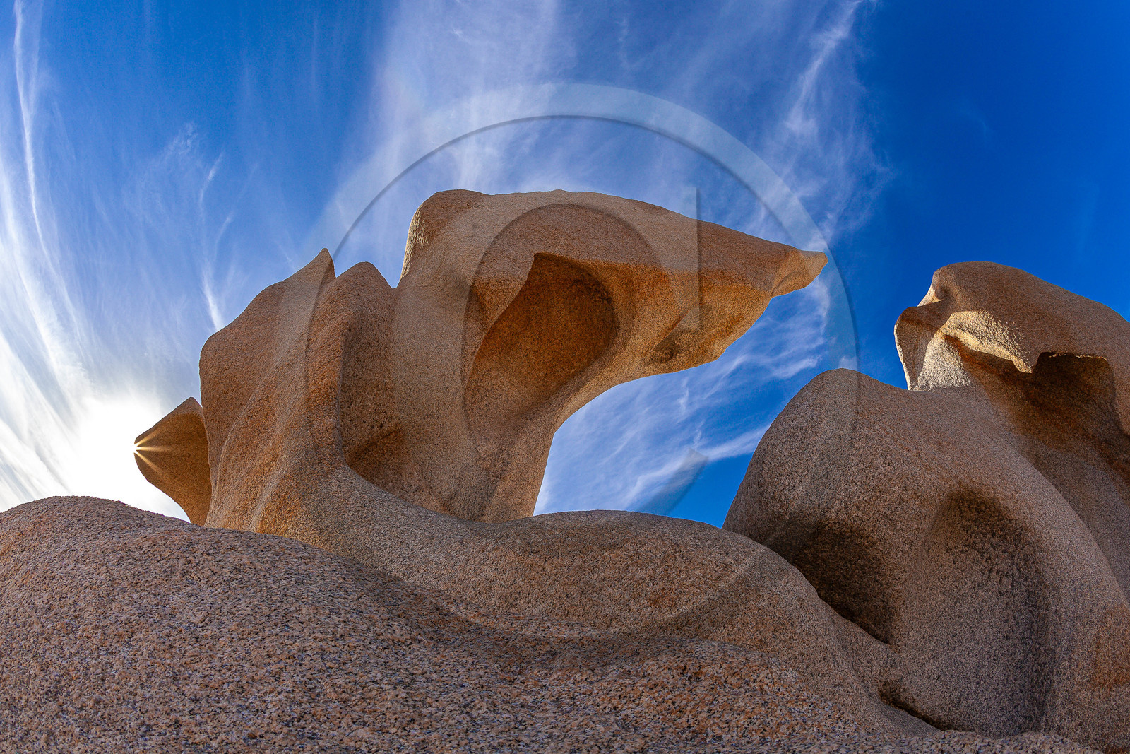 Taffoni de Campomoro, rochers de granit