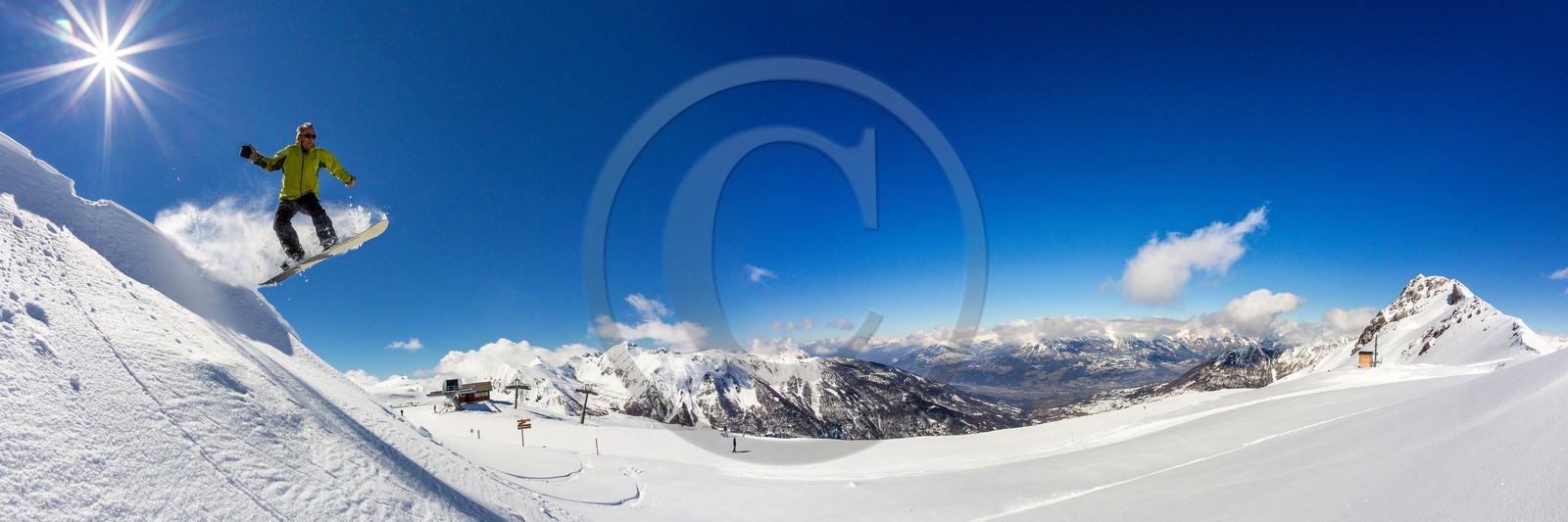 Les Orres, surf des neige