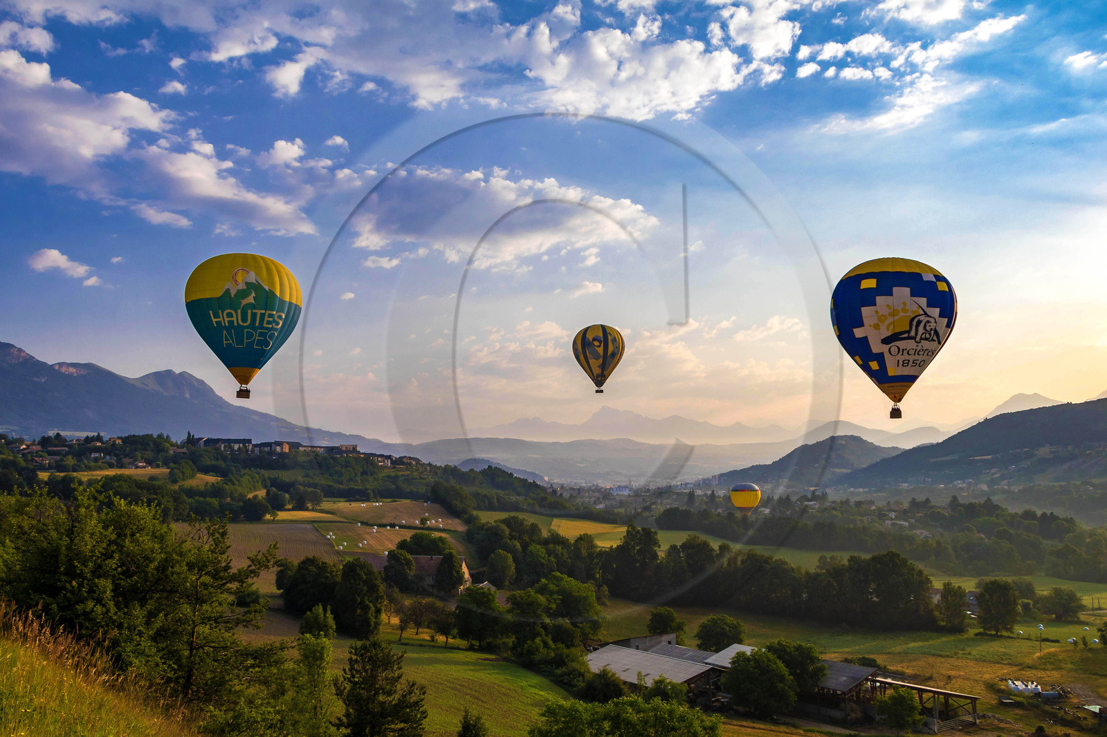 Gap, vol en montgolfière