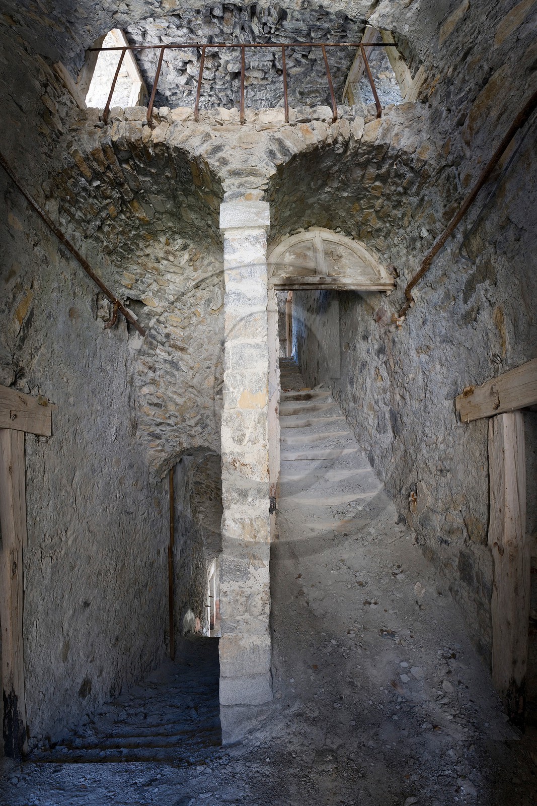 Briançon, Fort du Randouillet, escaliers