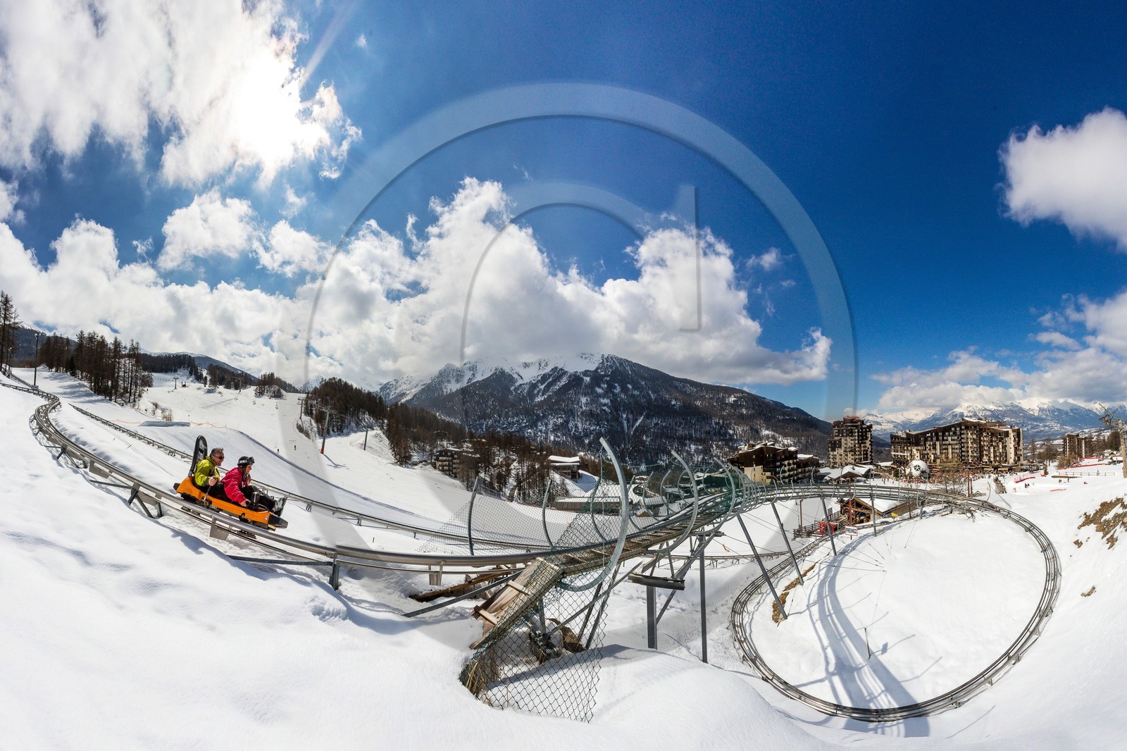 Les Orres, luge L'Orrian Express