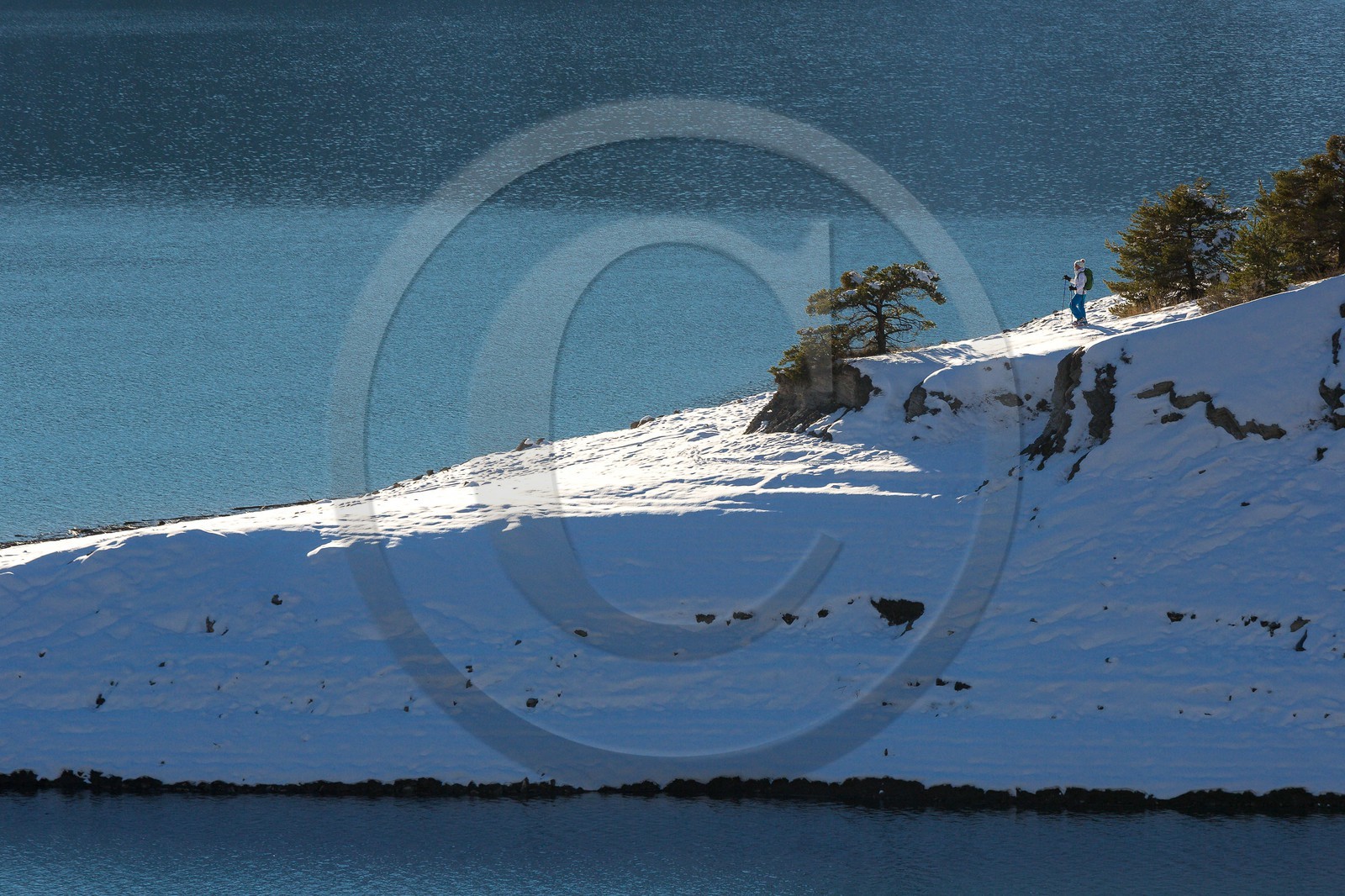 Lac de Serre-Ponçon, vallée de l'Ubaye