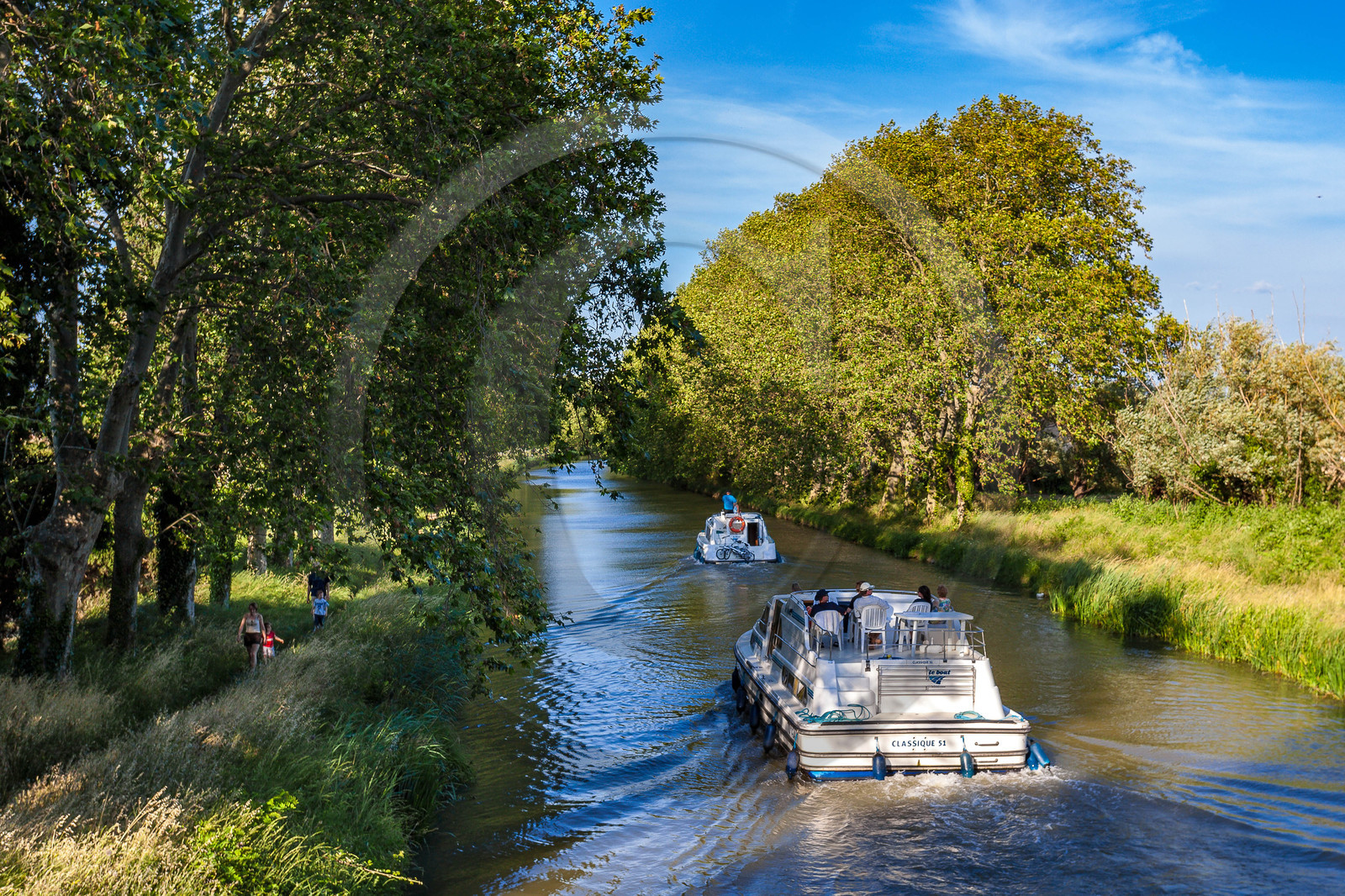 Canal du Midi, inscrit au Patrimoine mondial de l'UNESCO