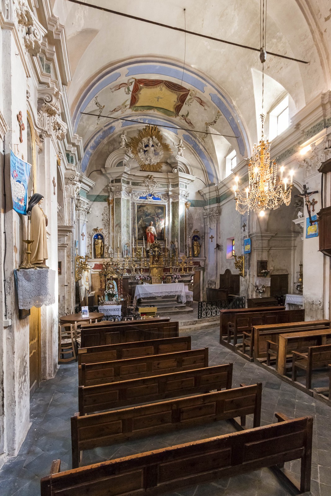 Vallée de la Tinée, Roubion, Eglise Notre-Dame du Mont Carmel