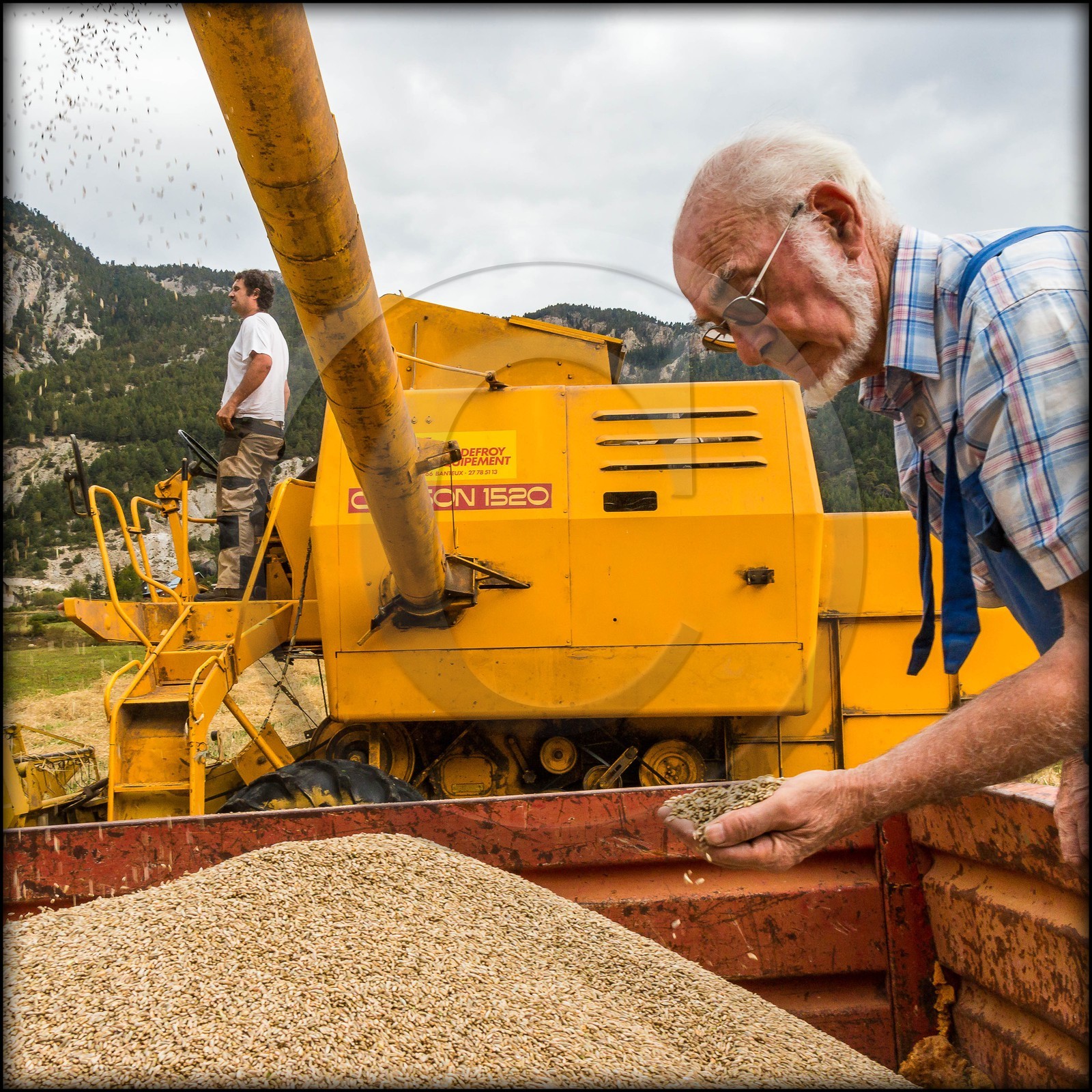 Ceillac, Christophe Gauthier, Exploitant agricole