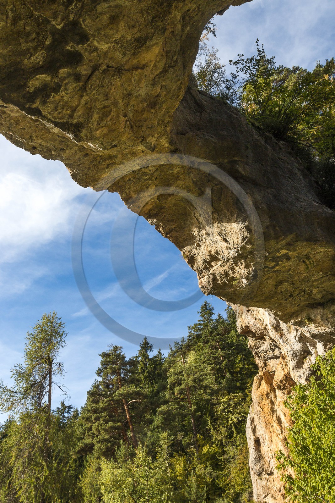 Vallée de la Tinée, Roubion-Les Buisses, le Puy, arches naturelles