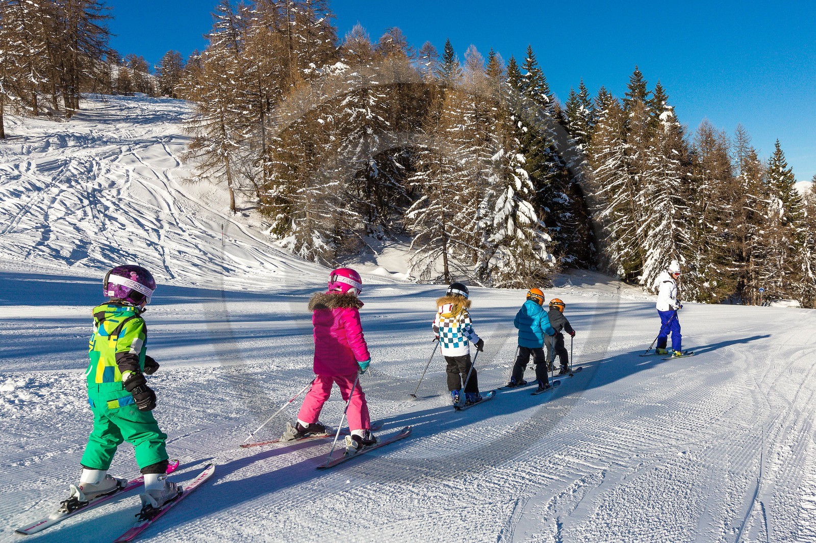Praloup, ski de piste enfants