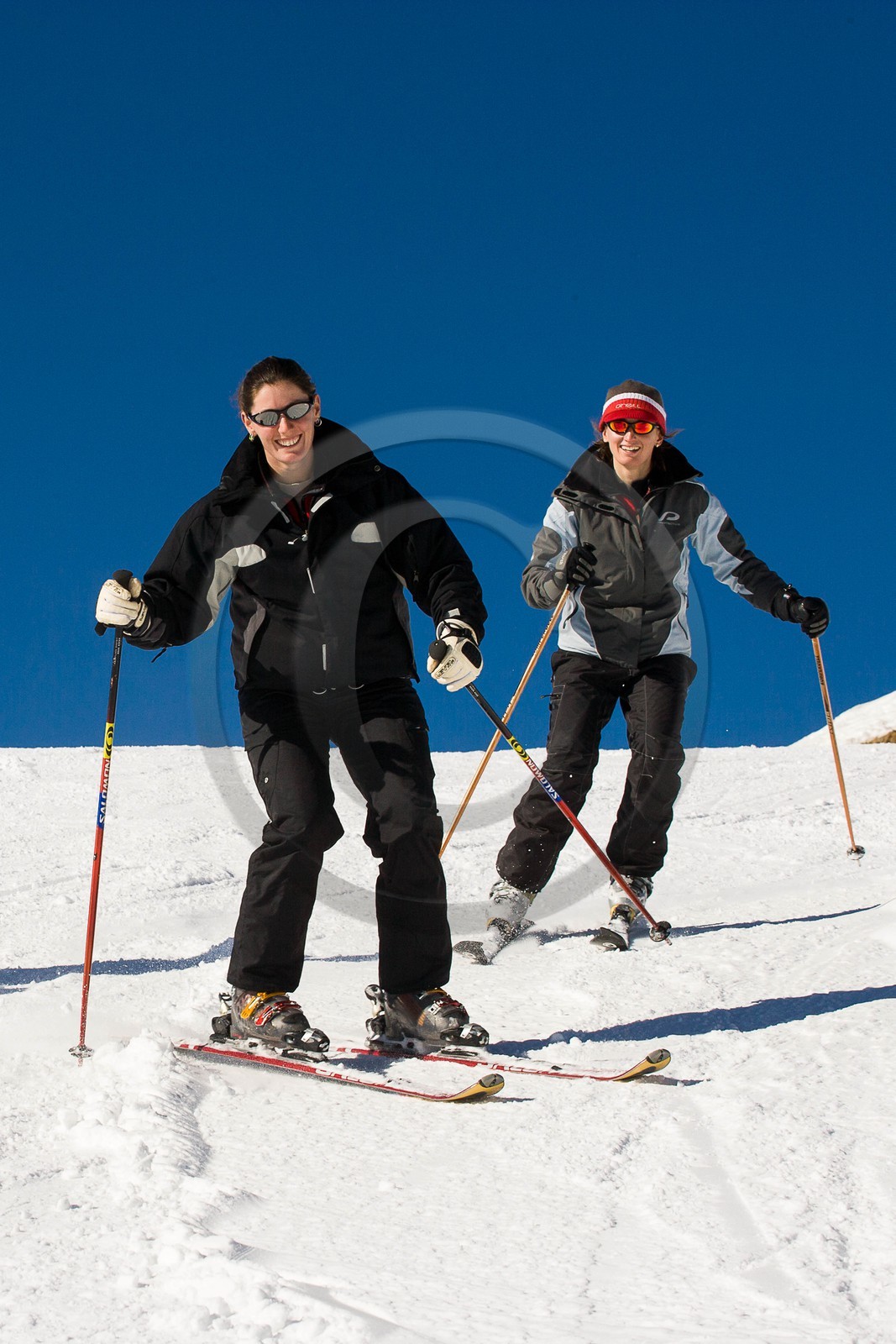 Ski piste famille