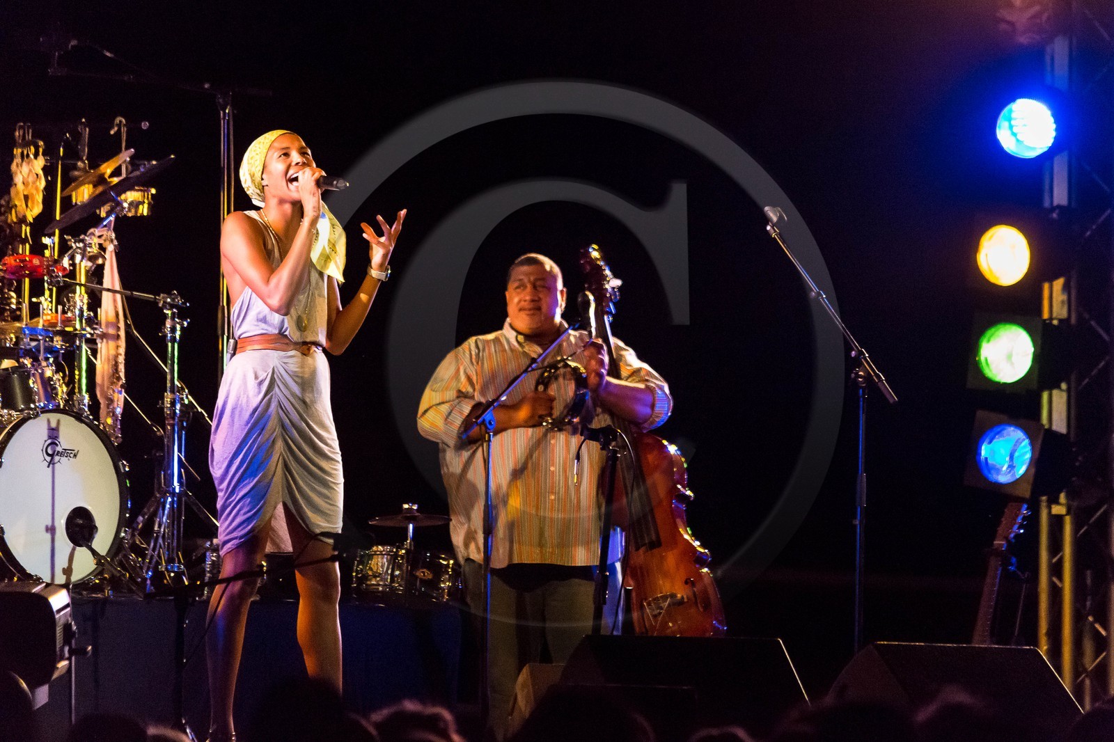 Barcelonnette, Festival des enfants du Jazz 2012, concert de Ayo