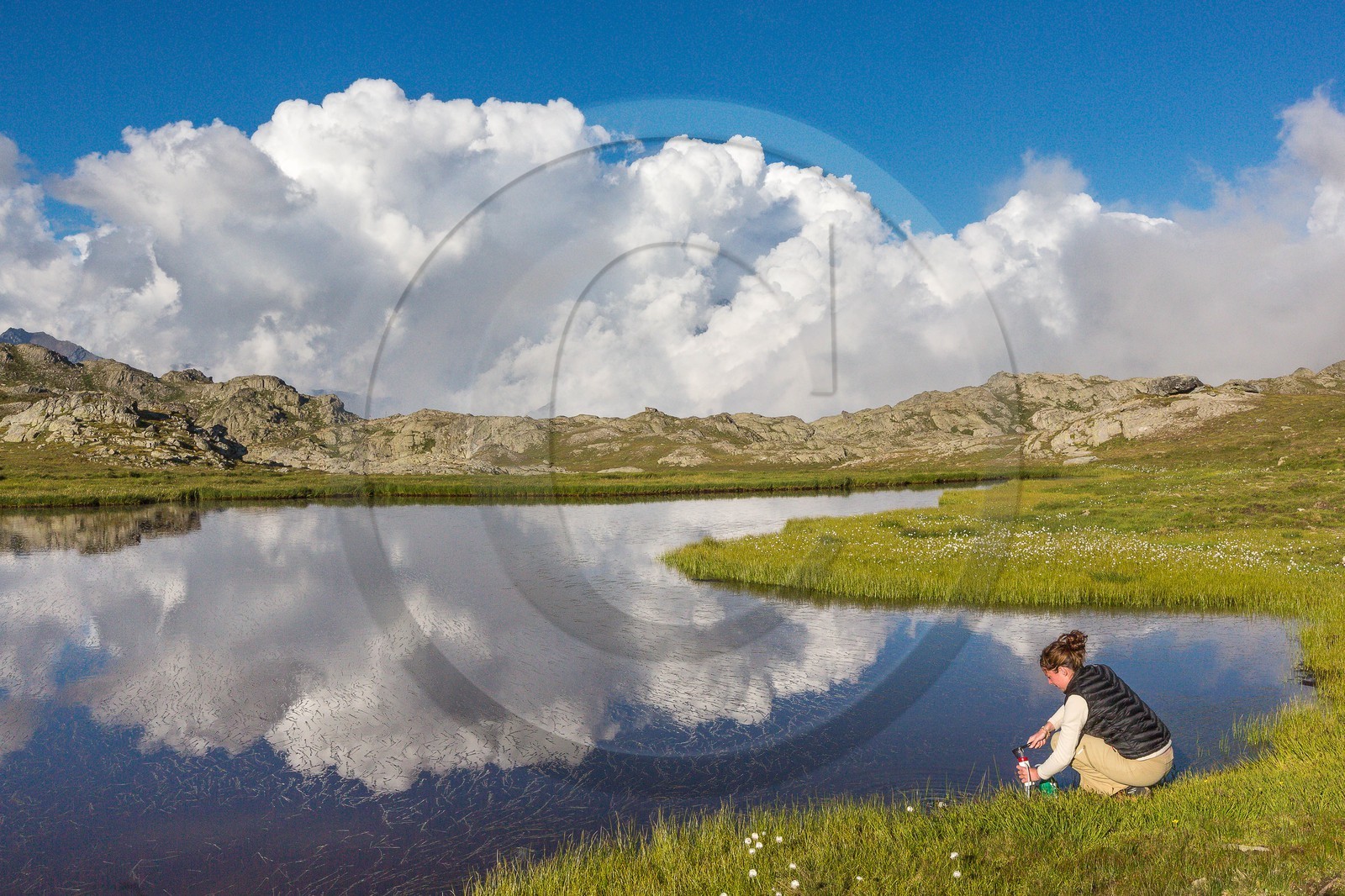 Saint-Paul-sur-Ubaye, Maljasset, col du Longet, Lac du Longet