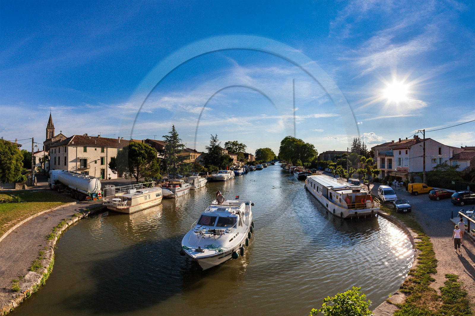 Canal du Midi, inscrit au Patrimoine mondial de l'UNESCO