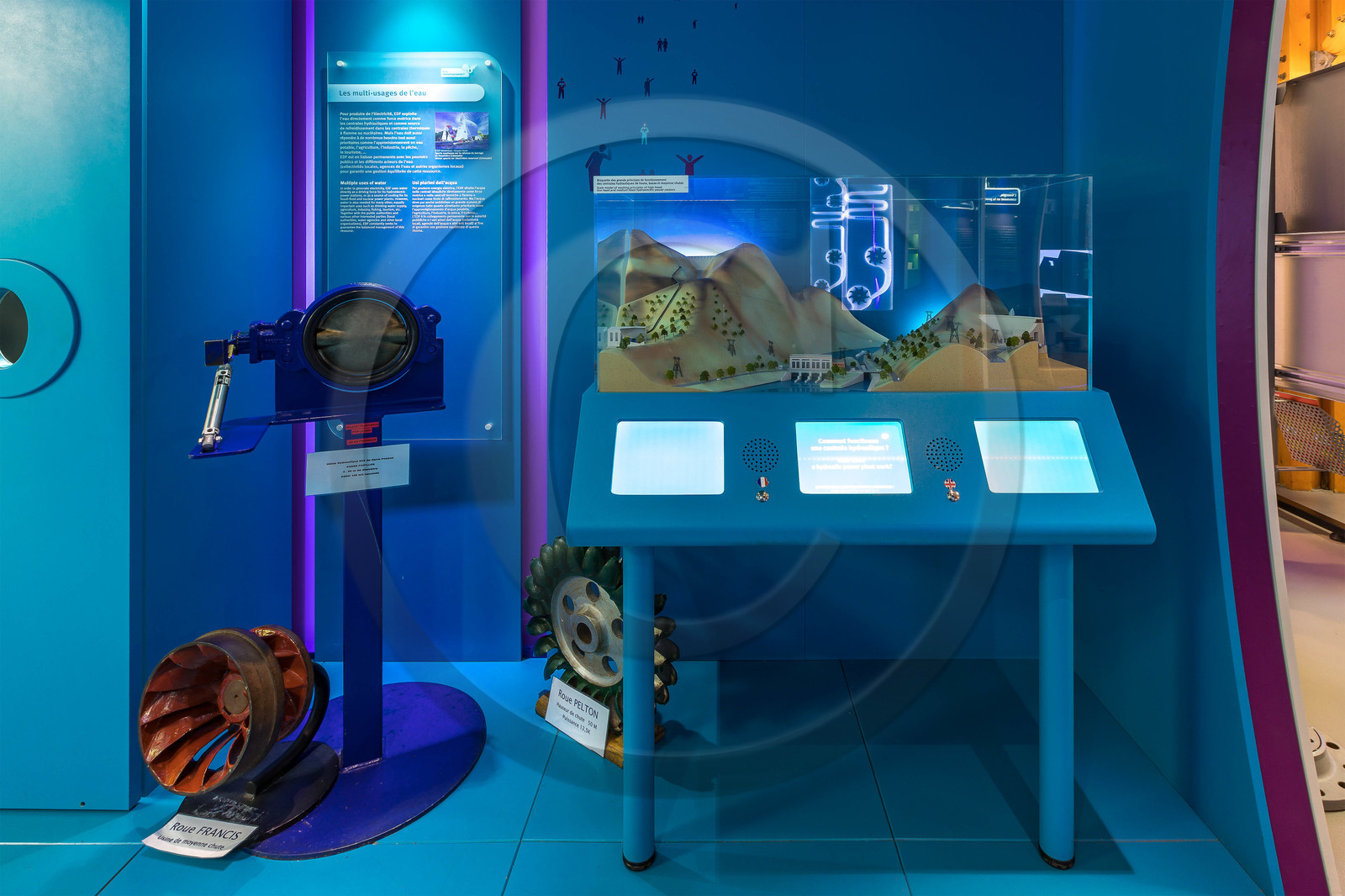 Barrage de Serre-Ponçon, usine hydroélectrique EDF