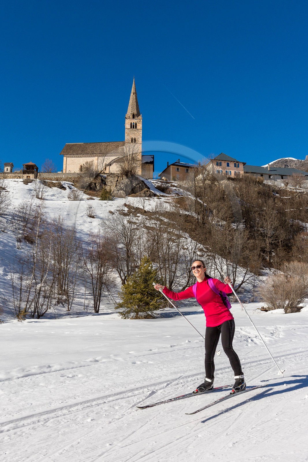Saint-Paul-sur-Ubaye, Ski nordique, ski de fond
