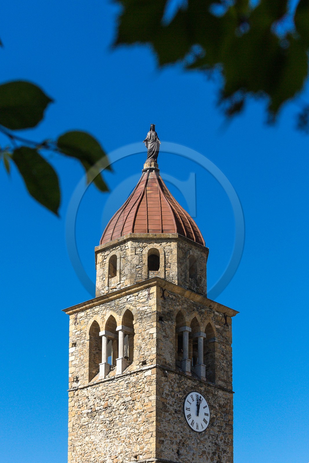 Faucon-de-Barcelonnette, tour de l'horloge