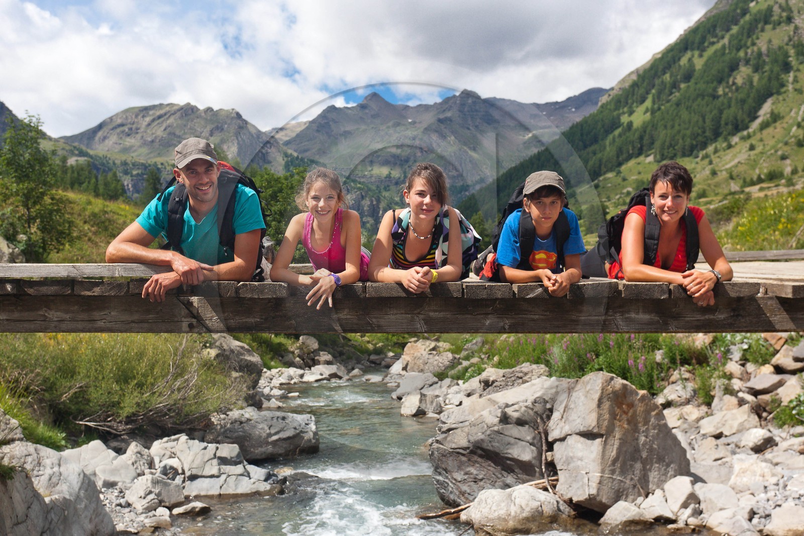 Randonnée famille montagne