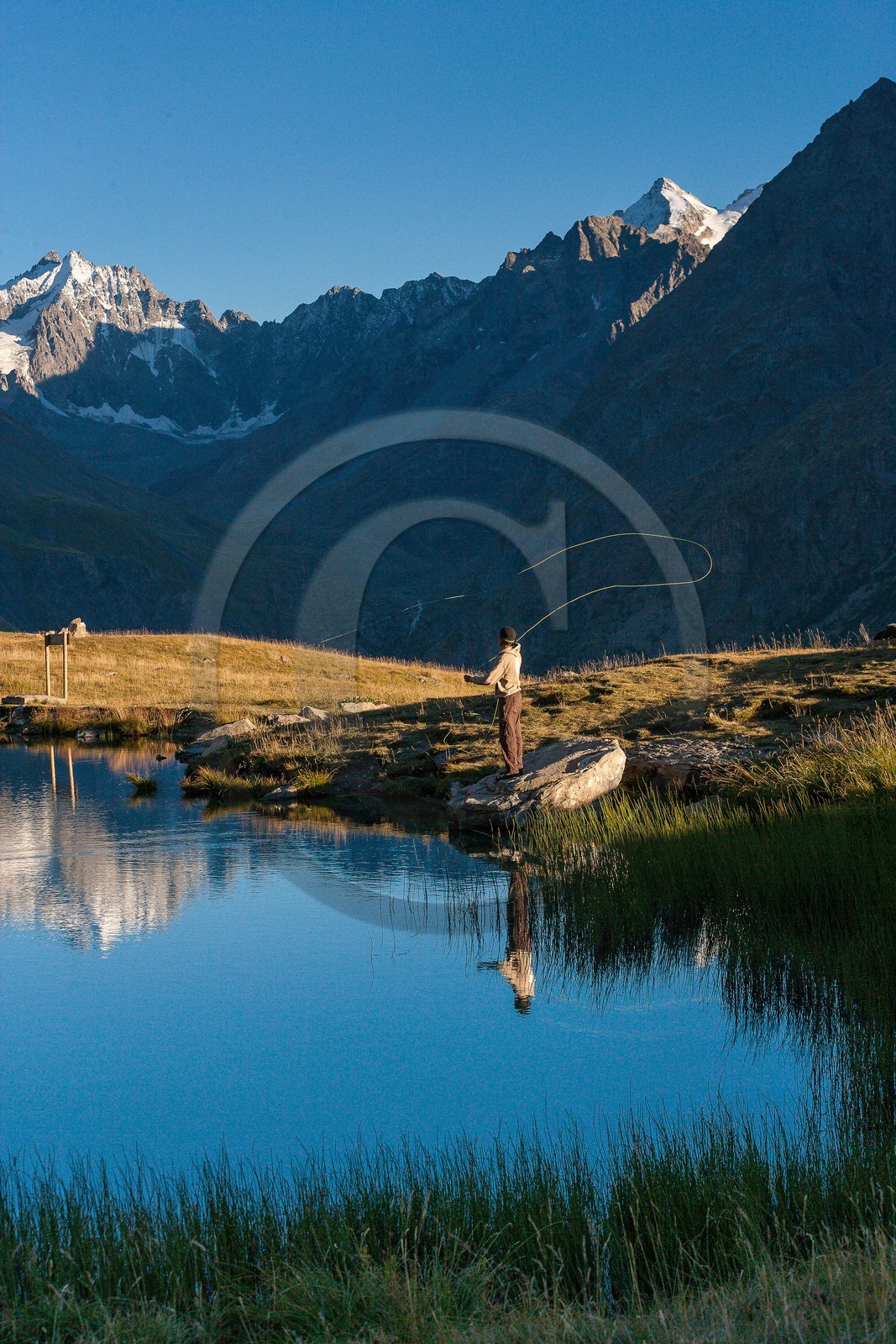 Pêche à la mouche au Lac du Pontet et la Meije