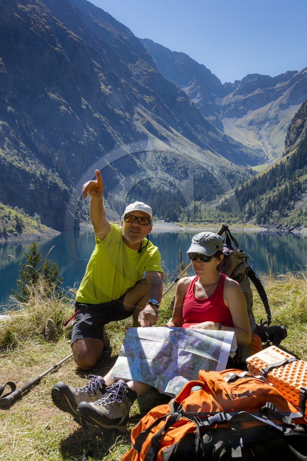 Randonnée pédestre sur le GR54
