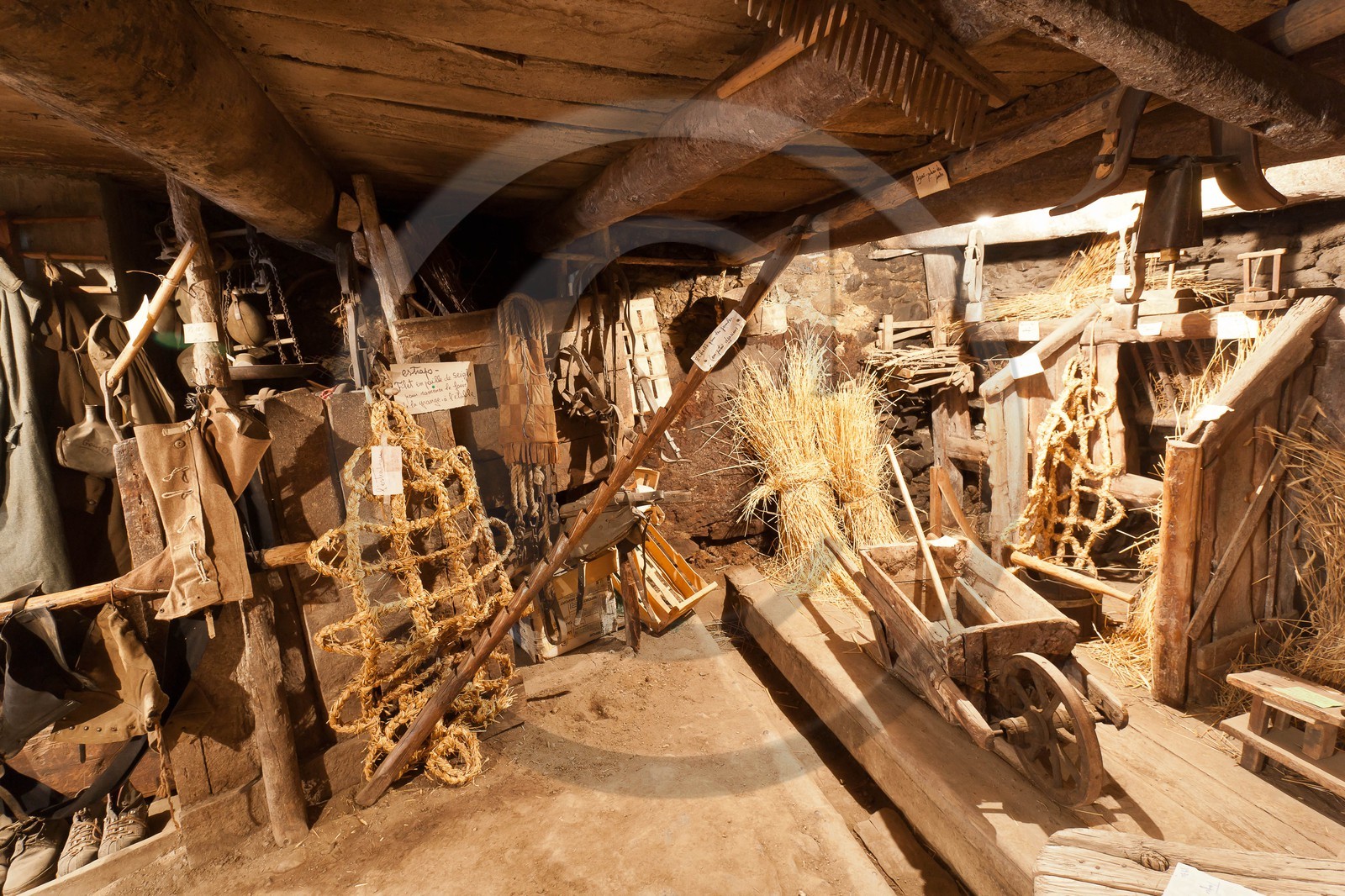 Saint-Véran, une des plus vieilles maisons du village, Musée de l'habitat et de la vie d'autrefois restée en état depuis 1976, dernier témoignage du passé
