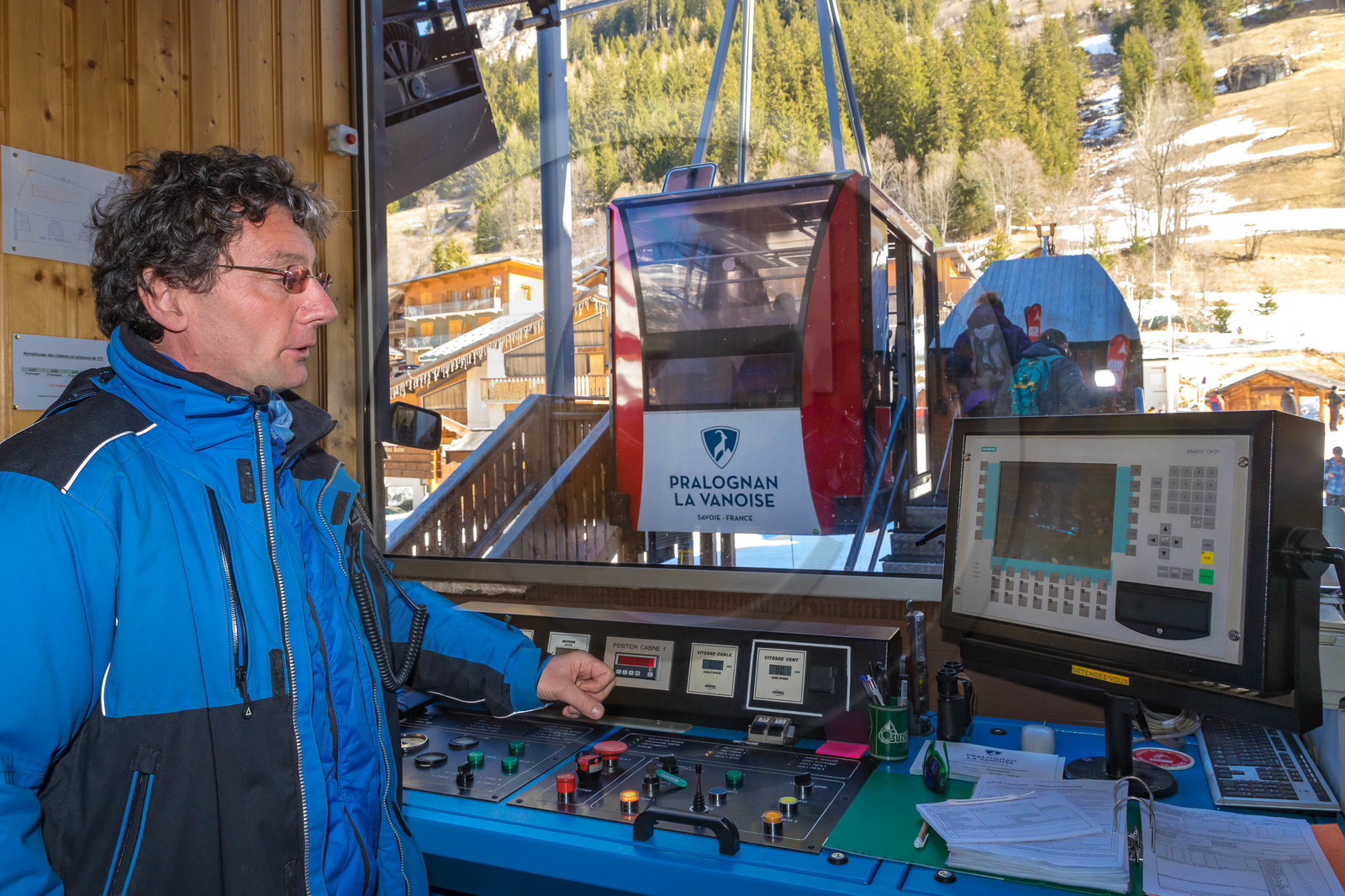 Jérôme Vernes,  directeur des remontées mécaniques Sogespral