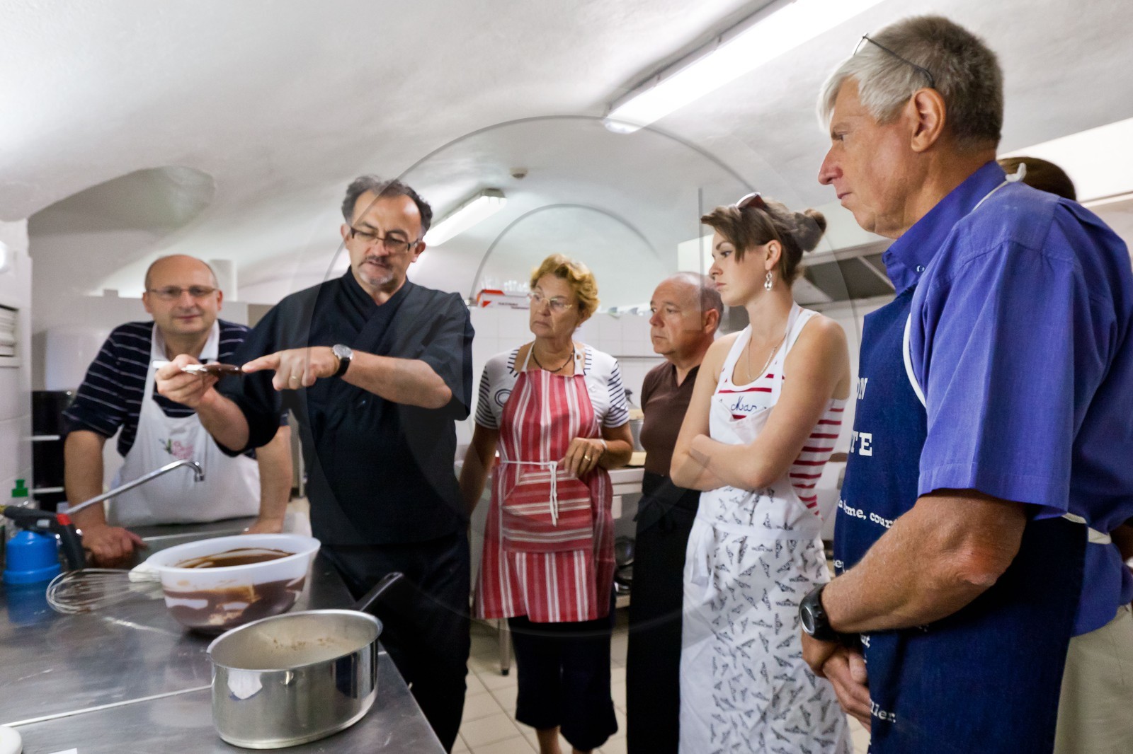 Château de Picomtal, stage de cuisine avec Luc Eyriey Maître chocolatier
