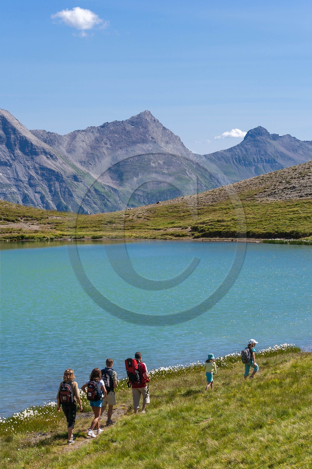 Orcières 1850, randonnée famille