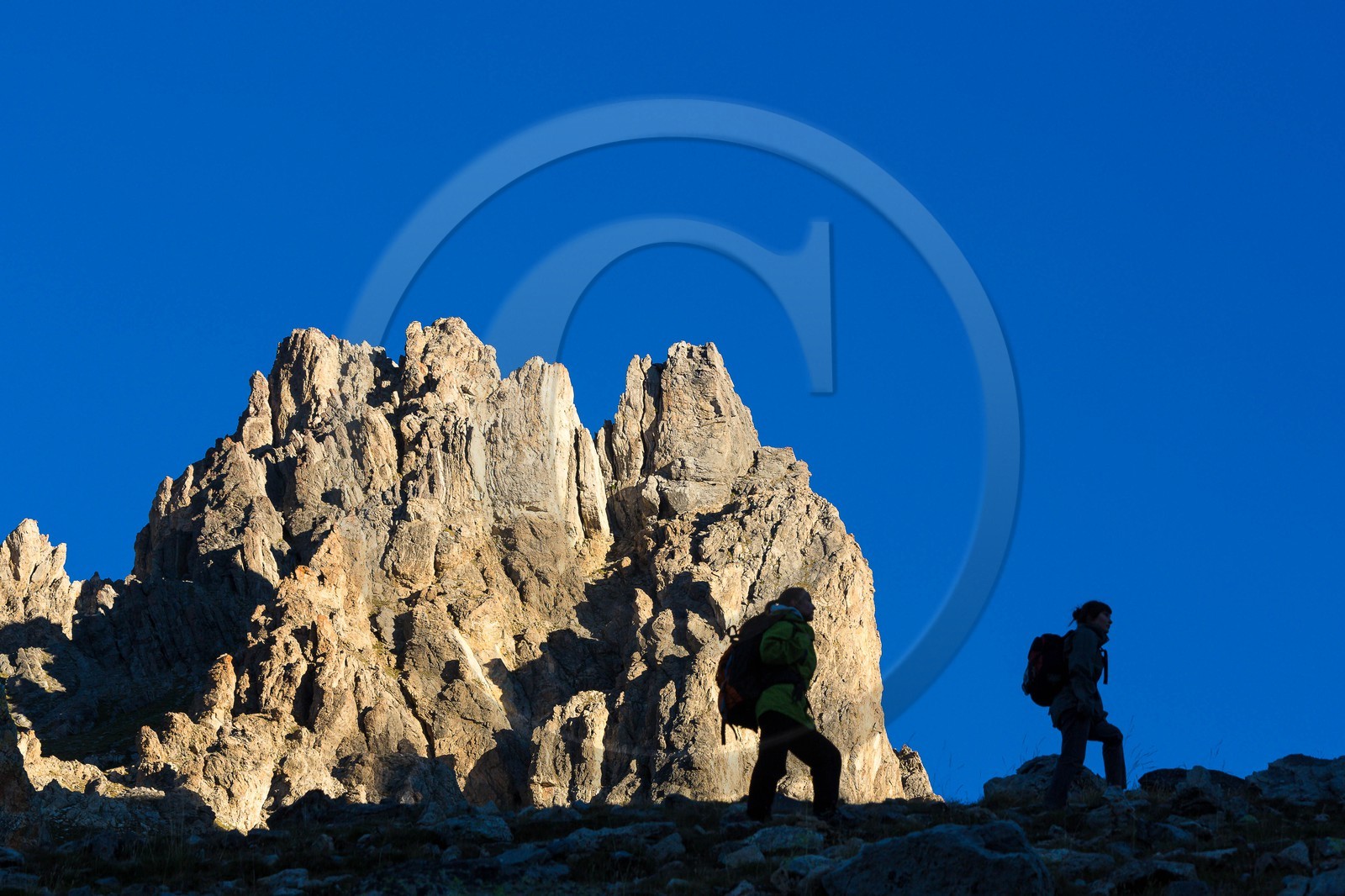 randonnée pédestre vallon de l'Orenaye , GR Tour du Chambeyron, sommet du  Bec de Lièvre