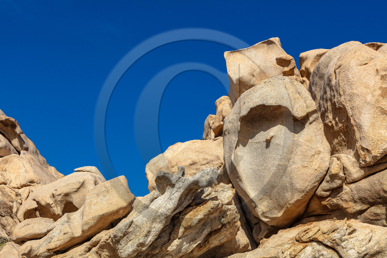 Taffoni, rochers de granit à Campomoro