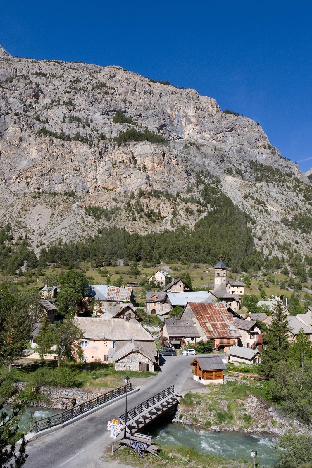 Vallée de la Clarée, village de Plampinet