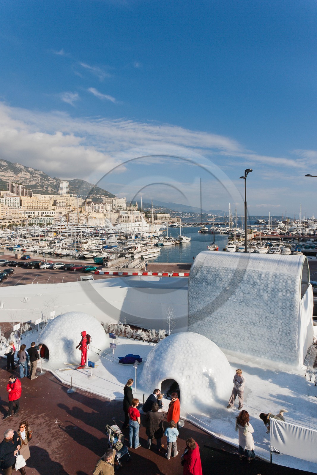 Monaco, exposition de Bertrand Bodin Délices de gel
